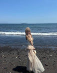 Rase le sol Cascading Tulle Asymmetrical Skirt