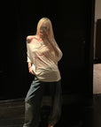 Rase le sol Amor Fati Off-Shoulder Oversized T-Shirt