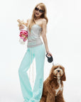 IAMXIAA Slogan Print Strapless Tube Top