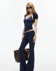 IAMXIAA Draped Shrug Crop Bolero