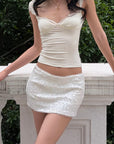 ROVENTE Lace Trim Sculpting Camisole Top
