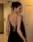 0122stepll Asymmetric Camisole & Maxi Skirt Set