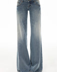 IAMXIAA Low Rise Wide Leg Flare Jeans