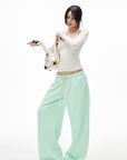 IAMXIAA Scoop Neck Pocket Long Sleeve Tee