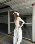Rase le sol Sculpted Volume Drawstring Parachute Cargo Pants