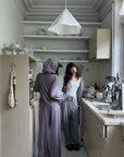 WARDEN EDGE Minimal Zip Hoodie & Camisole & Wide Leg Pants Three Piece Set