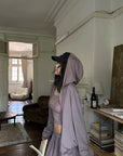 WARDEN EDGE Minimal Zip Hoodie & Camisole & Wide Leg Pants Three Piece Set