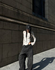 WARDEN EDGE Shadow Fade Distressed Baggy Wide-Leg Jeans
