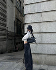 WARDEN EDGE Shadow Fade Distressed Baggy Wide-Leg Jeans