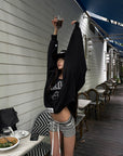 WARDEN EDGE Striped Drawstring Mini Shorts