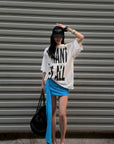 ROVENTE Ruched Scarf Mini Skirt