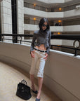 Hydrae Tailored Knee Length Wide Leg Pants