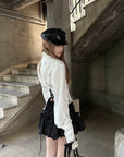 Rase le sol Lace-Up Corset Shirt