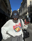 WARDEN EDGE Mini à carreaux avec bordure en dentelle Short doté d'une taille élastique et d'une silhouette streetwear décontractée