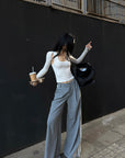 ROVENTE Layered Scoop Neck Tank & Cropped Sleeve Top Set