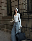 ROVENTE Layered Scoop Neck Tank & Cropped Sleeve Top Set