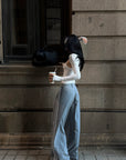 ROVENTE Layered Scoop Neck Tank & Cropped Sleeve Top Set