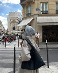 WARDEN EDGE Trench-coat ceinturé à rabat tempête oversize