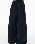 IAMXIAA Pinstripe Oversized Wide-Leg Trousers