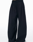 IAMXIAA Pinstripe Oversized Wide-Leg Trousers