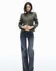 IAMXIAA Vintage Wash Low-Rise Flared Jeans