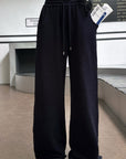 WARDEN EDGE Textured Fleece Cropped Hoodie & Wide Leg Sweatpants Set