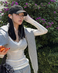 Hydrae Soft Grey Oversized Zip Hoodie & Wide-Leg Drawstring Sweatpants Two-Piece Set