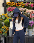 ROVENTE Midnight Soft Zip Hoodie & Lounge Pant Set