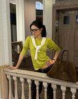 ROVENTE Second-Skin V-Neck Knit Sweater