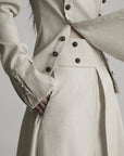 DOINDULGE High-Waist Wide-Leg Layered Skirt Pants
