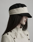 DOINDULGE Stand Collar Double-Breasted Fitted Shirt