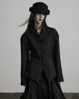 DOINDULGE Sculpted Waist Panel Detail Blazer