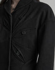 DOINDULGE Sculpted Waist Panel Detail Blazer