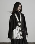 DOINDULGE Veste oversize à empiècements contrastés