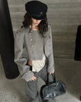 WARDEN EDGE Sculpted Draped Flare Pants