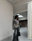 WARDEN EDGE Sculpted Draped Flare Pants