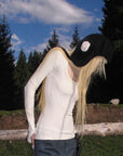 Rase le sol Essential Long Sleeve Scoop Neck T-Shirt