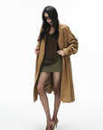 IAMXIAA Distressed Open Knit Oversized Sweater