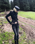 Rase le sol Structured Wool Military Jacket