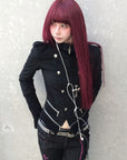 Rase le sol Structured Wool Military Jacket