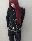 Rase le sol Structured Wool Military Jacket