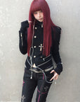 Rase le sol Structured Wool Military Jacket