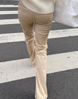 ROVENTE Soft-Touch High-Waist Flared Pants