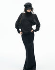 IAMXIAA Layered Low-Rise Mermaid Maxi Skirt