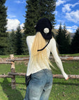 Rase le sol Essential Long Sleeve Scoop Neck T-Shirt