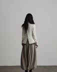 DOINDULGE Veste réversible à col montant asymétrique