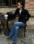 ROVENTE Sculpted Double-Breasted High Collar Jacket