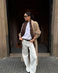 ROVENTE Brushed Longline Knit Cardigan