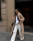 ROVENTE Brushed Longline Knit Cardigan