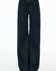 IAMXIAA Dark Wash High-Waisted Wide-Leg Jeans